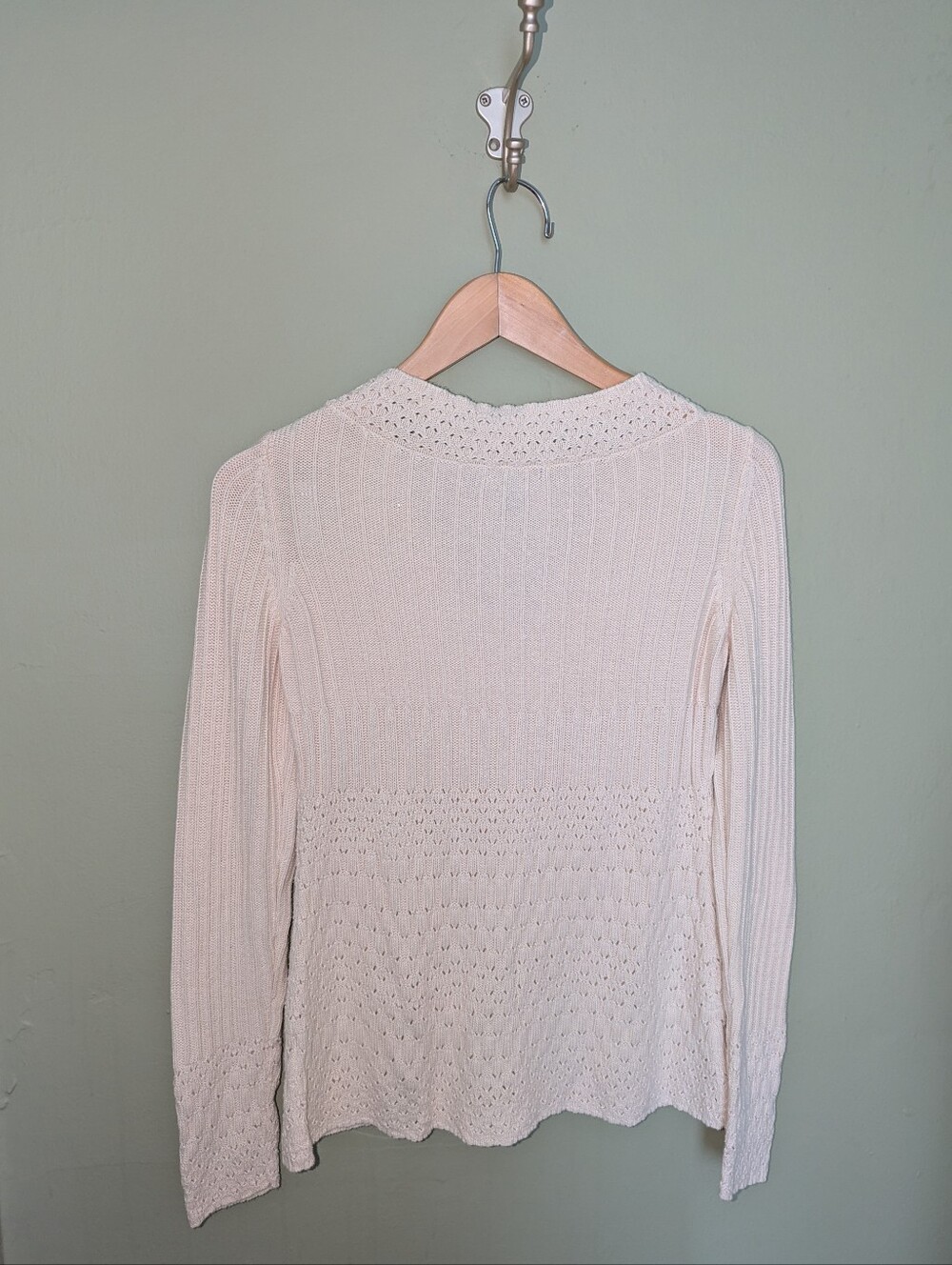 Cotton Calvin Klein Long Sleeve Knit Shirt - Picture 5 of 7